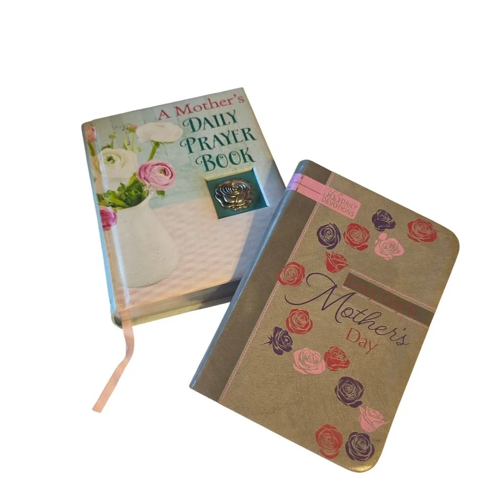 Mothers Daily Prayer Book & 365 Day Devotional Karen Moore Bundle Set‎ of 2